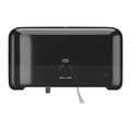 Tork OptiServe black horizontal double-roll tissue dispenser, model 558068