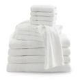 10 Single Towels & Washcloths