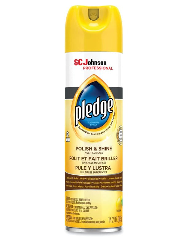 Pledge lemon furniture polish
