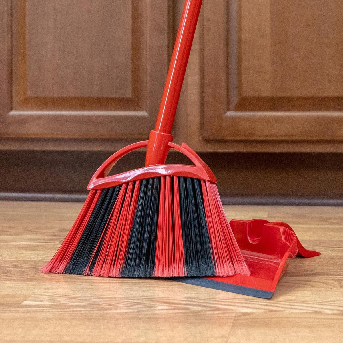 One Sweep broom & step-on dustpan