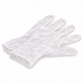 Clear vinyl gloves — product detail; select your size and case quantity