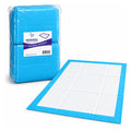 Medorra Disposable Underpads, 23 x 36 Inch, Blue, Waterproof Backing, Soft Topsheet, Protective Bed Pads for Beds, Furniture, Chairs, 50 Count