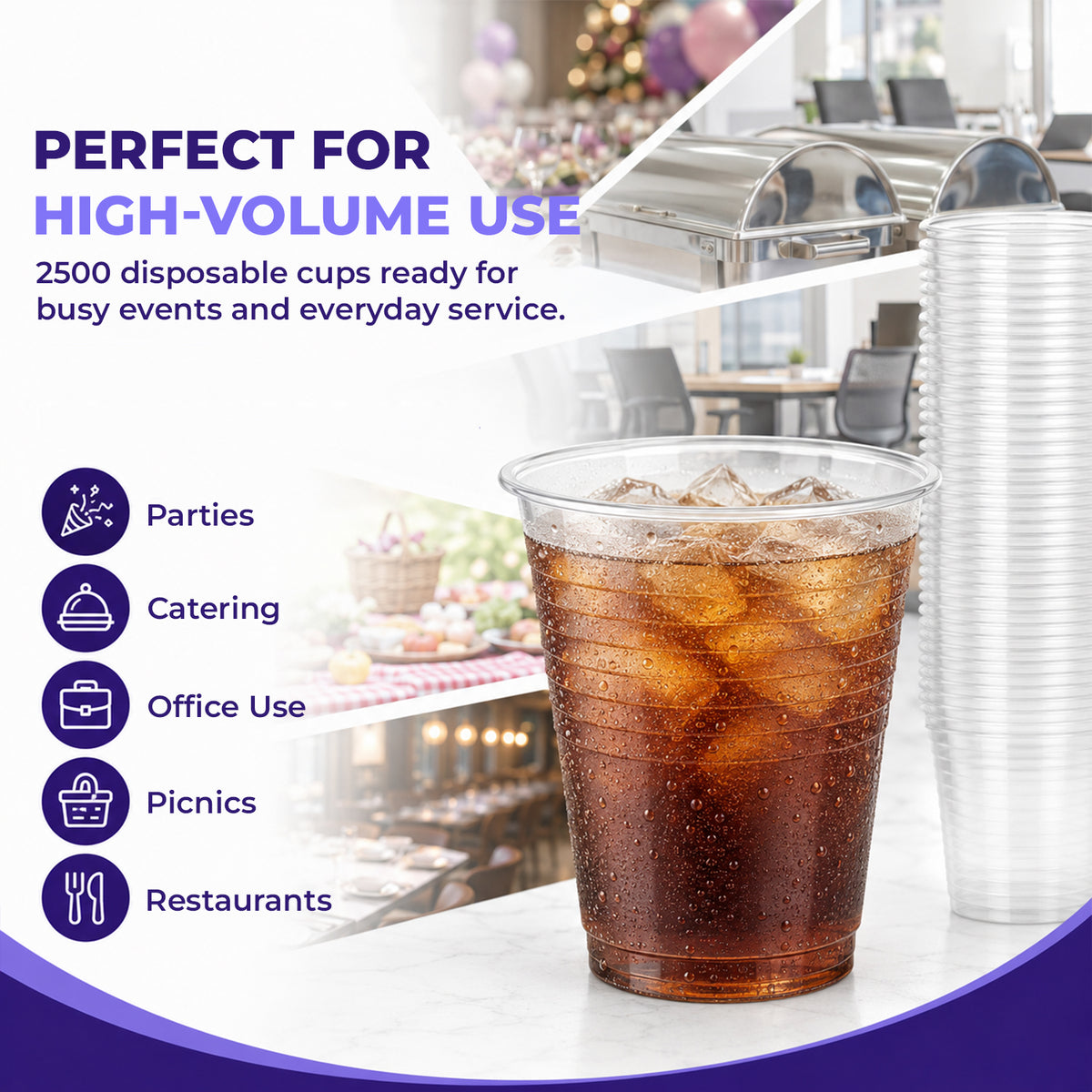 Plastic Cups, 2500 Count (9 oz) — product view 5