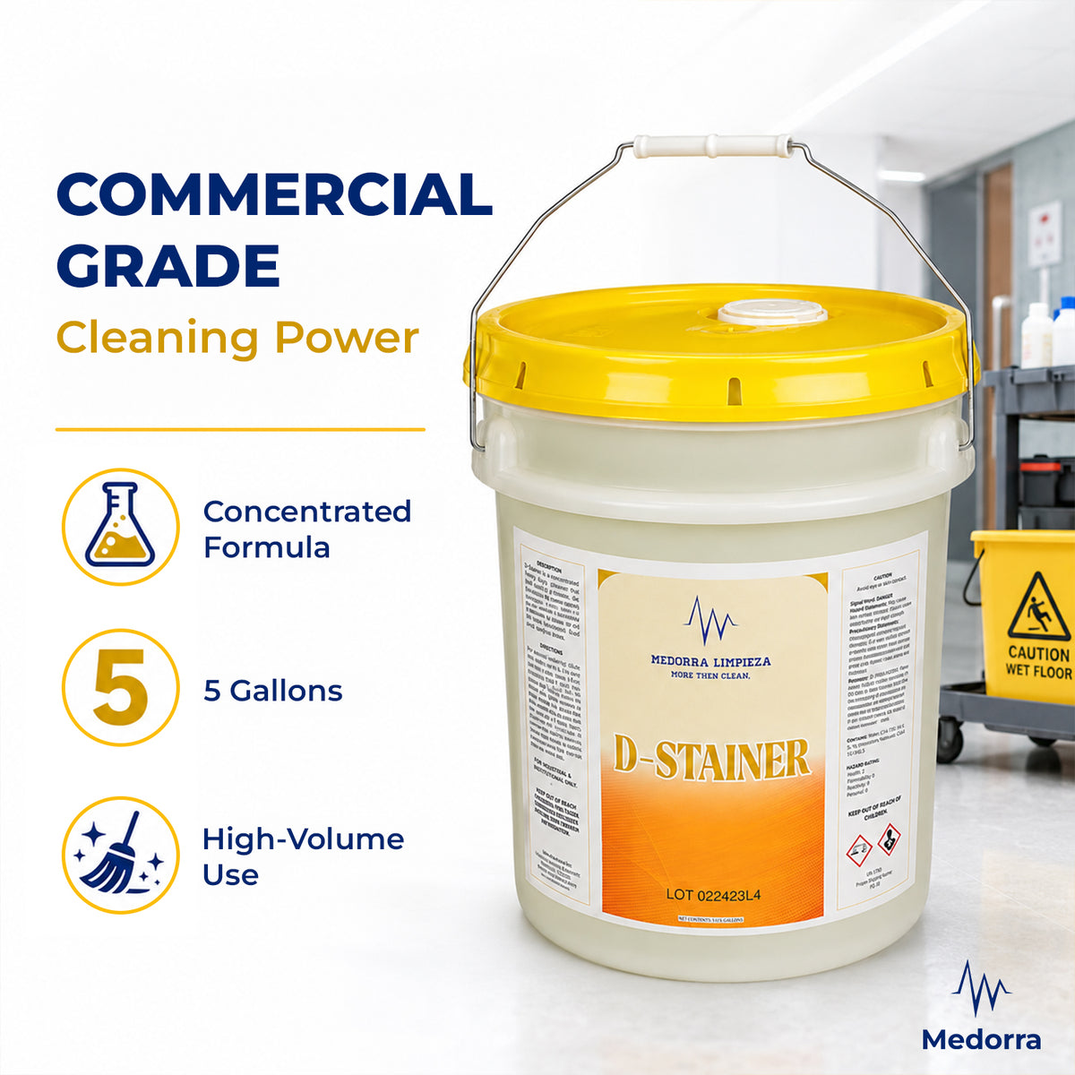 D-Stainer Concentrated Cleaning Solution, 5 Gallon — product view 2