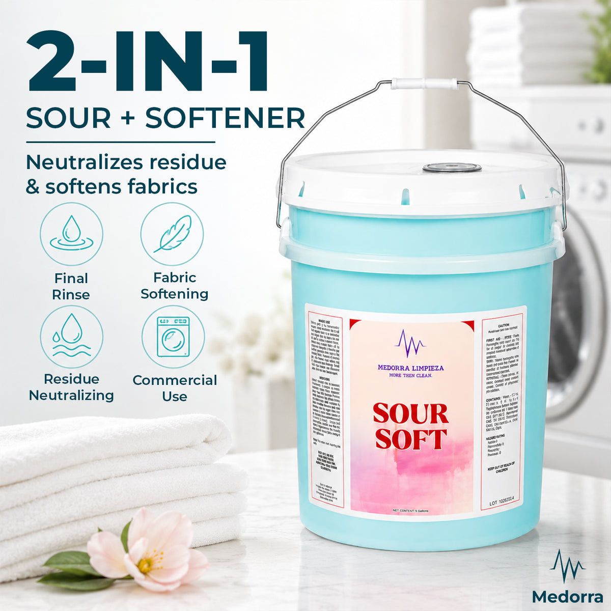 Laundry Sour & Softener, 5 Gallon — product view 2
