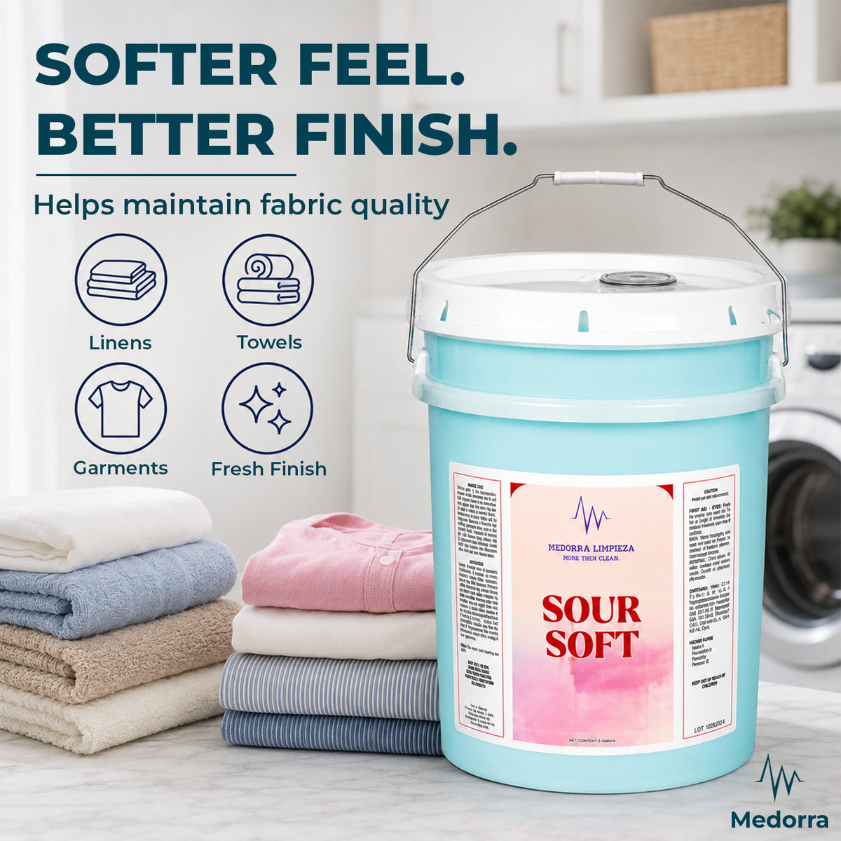 Laundry Sour & Softener, 5 Gallon — product view 4