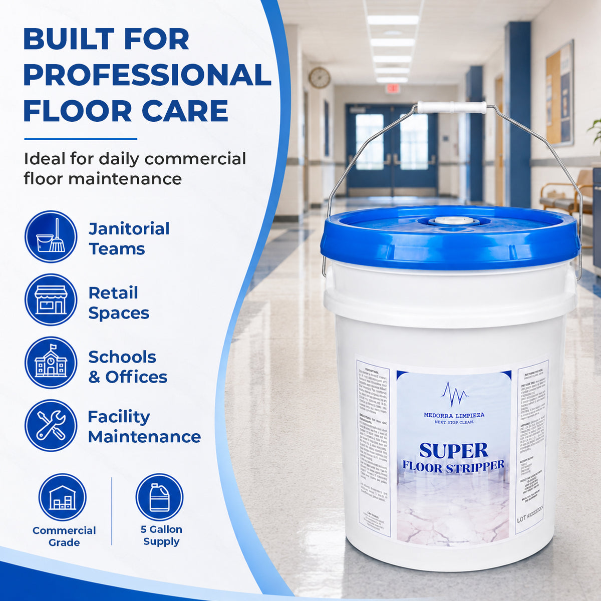 Super Floor Stripper, 5 Gallon Commercial Floor — product view 4