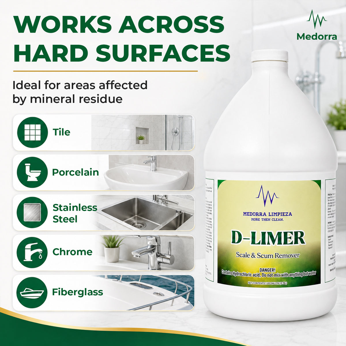 D-Limer Scale & Scum Remover, 1 Gallon (4Case) — product view 4