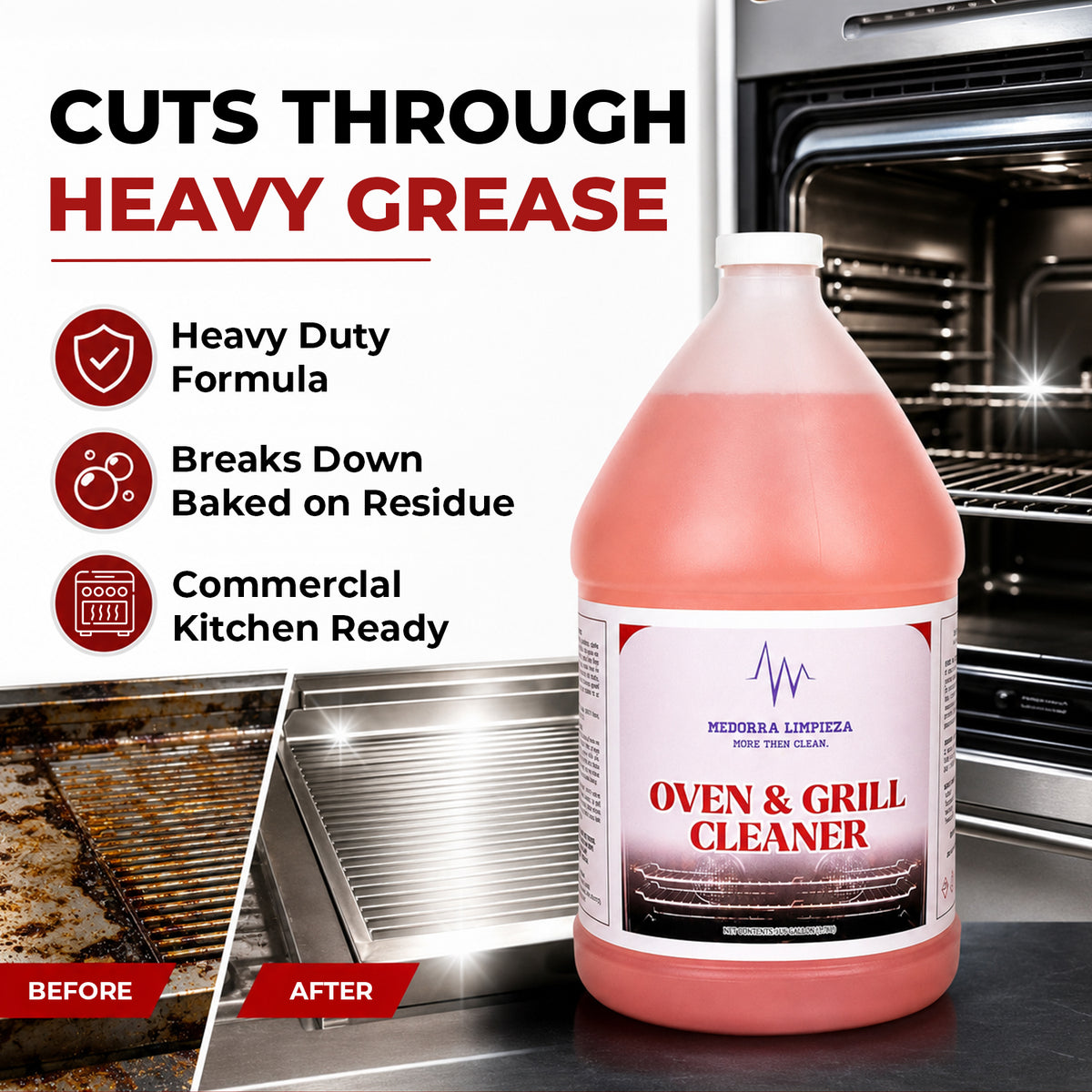 Oven & Grill Cleaner 1 Gallon 4Case — product view 2