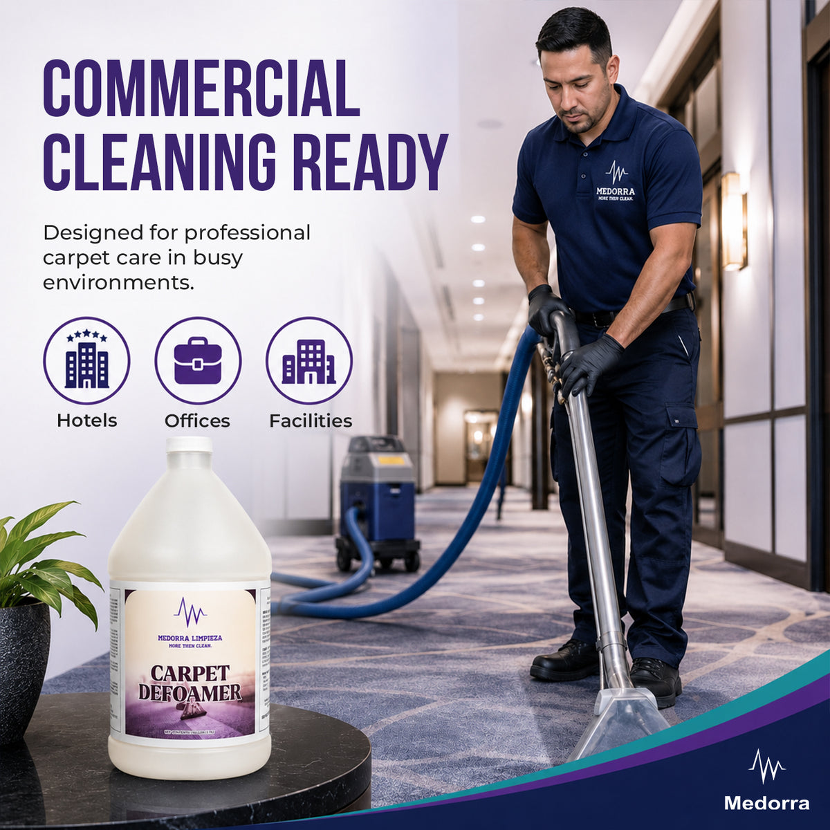 Carpet Defoamer, Anti-Foam Solution for,1 Gallon (4Case) — product view 4