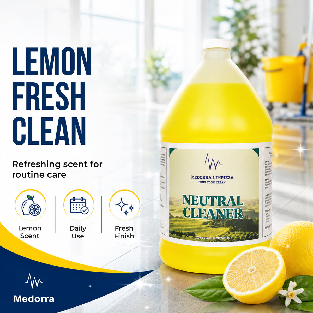 Super U Neutral Cleaner, 1 Gallon Bottles,Case of 4 — product view 5