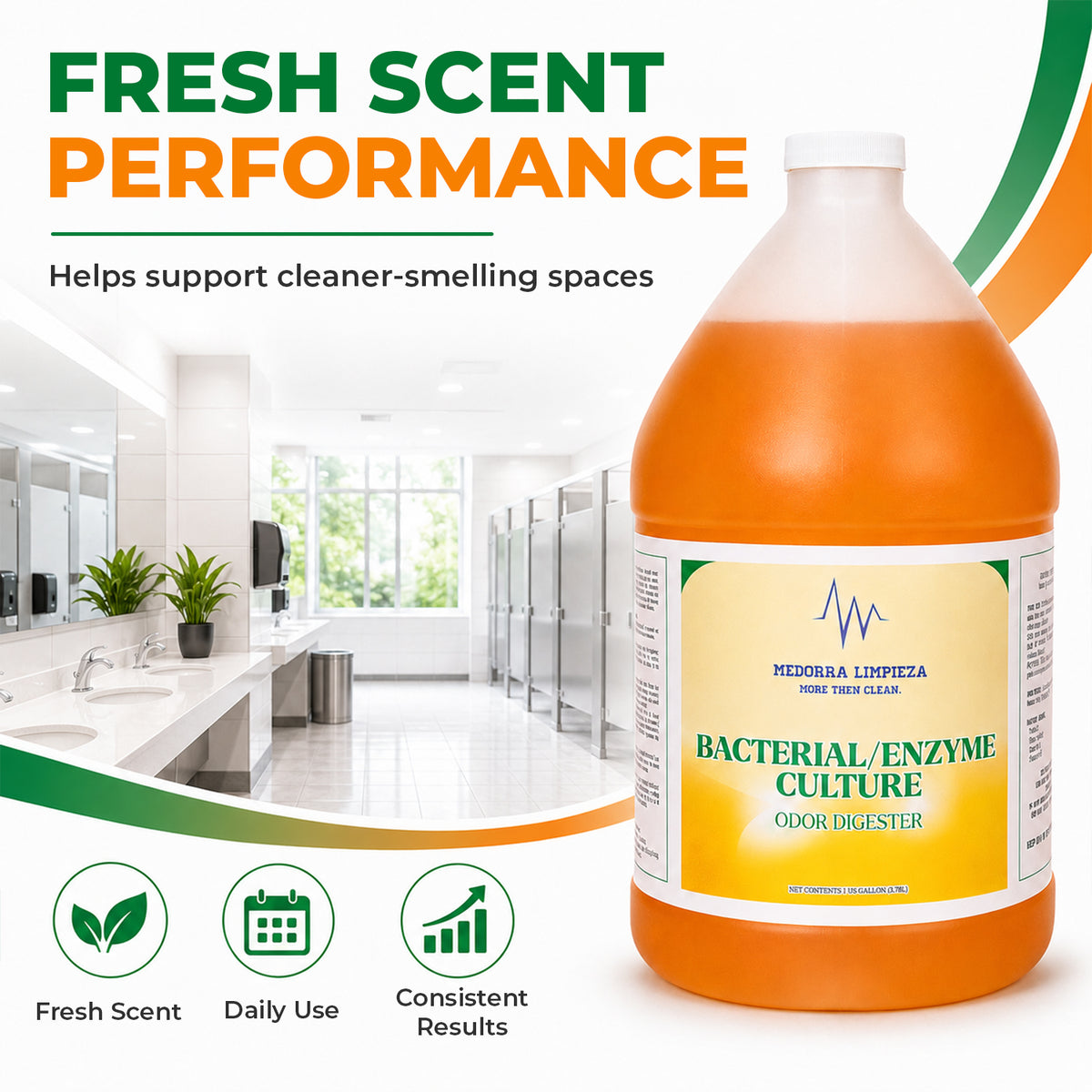 Bacterial Enzyme Culture Odor Digester, 1 Gallon, 4Case — product view 5