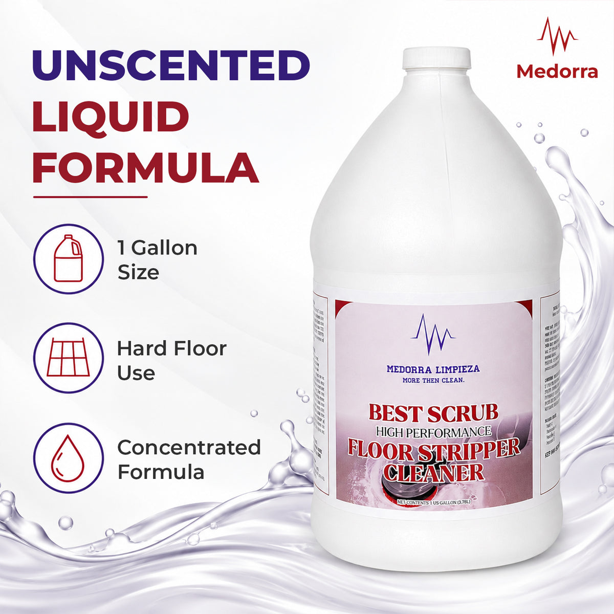 Best Scrub Floor Stripper Cleaner,1 Gallon, Case of 4 — product view 5
