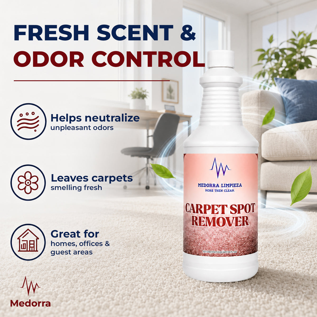 Carpet Spot Remover 32 oz Bottles (Case of 12) — product view 4