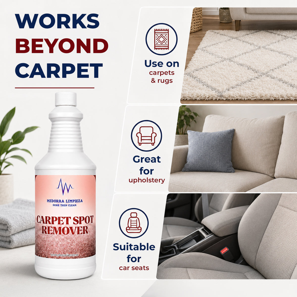 Carpet Spot Remover 32 oz Bottles (Case of 12) — product view 5