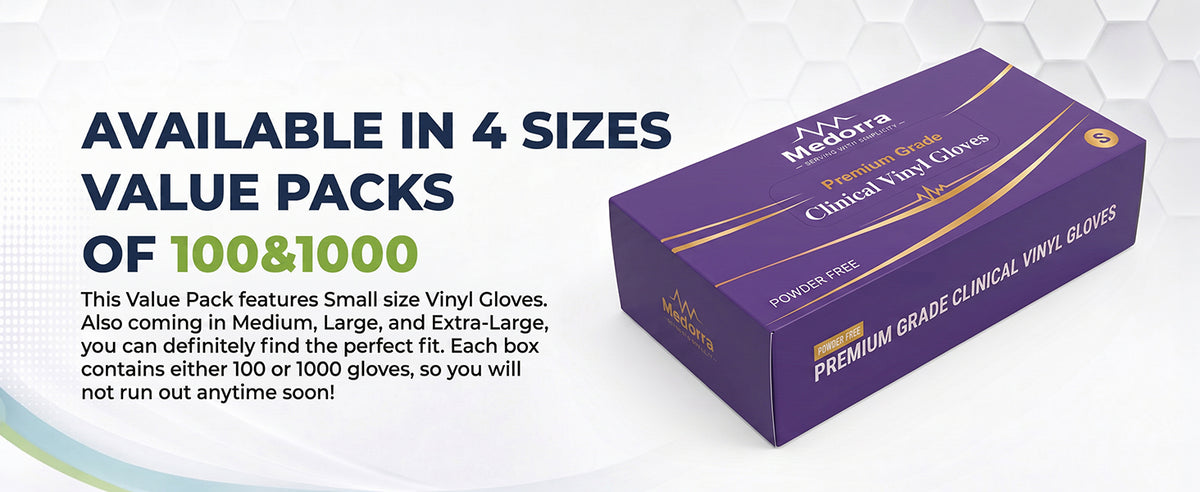 Clear Vinyl Gloves, Powder-Free, Latex-Free, 1000 Count Small — feature guide 6