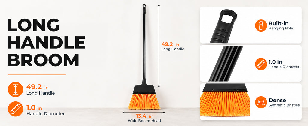 Medorra Long Handle Broom Pack of 1 — feature guide 2
