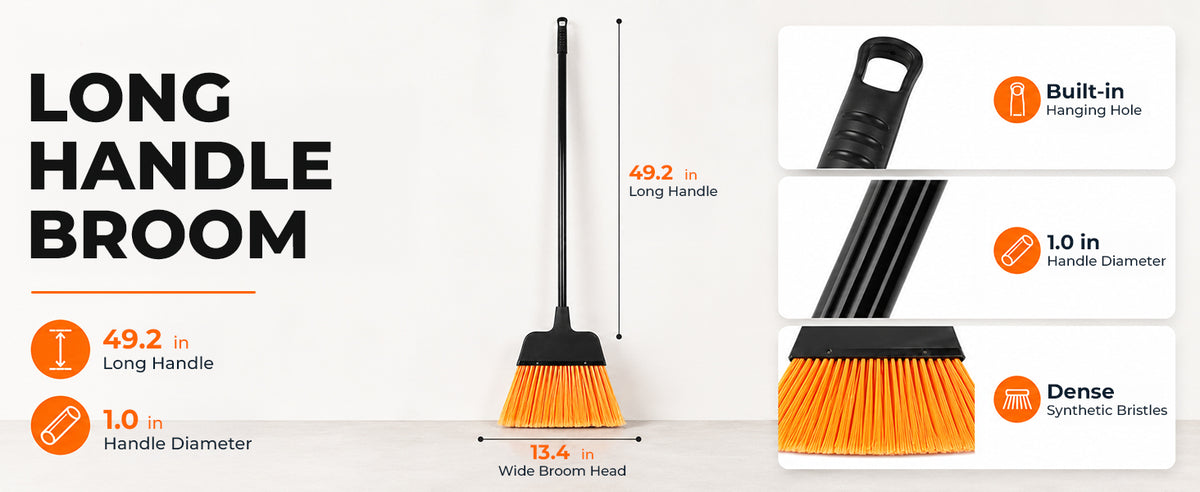 Medorra Long Handle Broom Pack of 1 — feature guide 2
