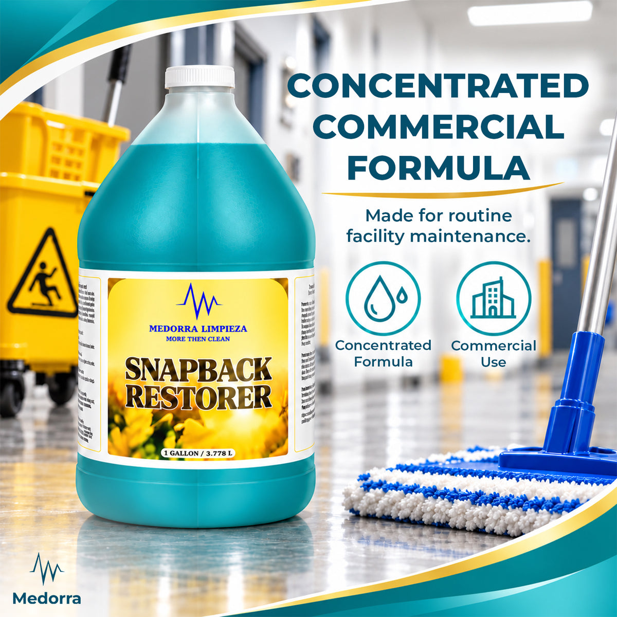 Snapback Restorer Professional Surface Cleaner 1 Gallon Bottle, 4/Case — product view 5