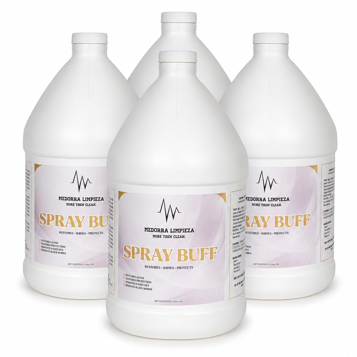 Floor spray buff