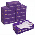 Clear vinyl gloves — Powder-free · Latex-free · 1,000 count