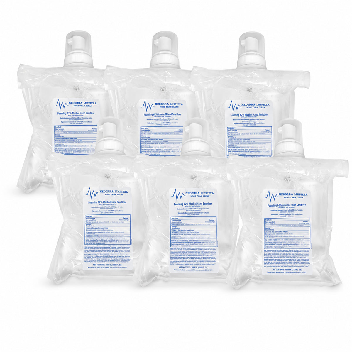Foaming alcohol hand sanitizer refill