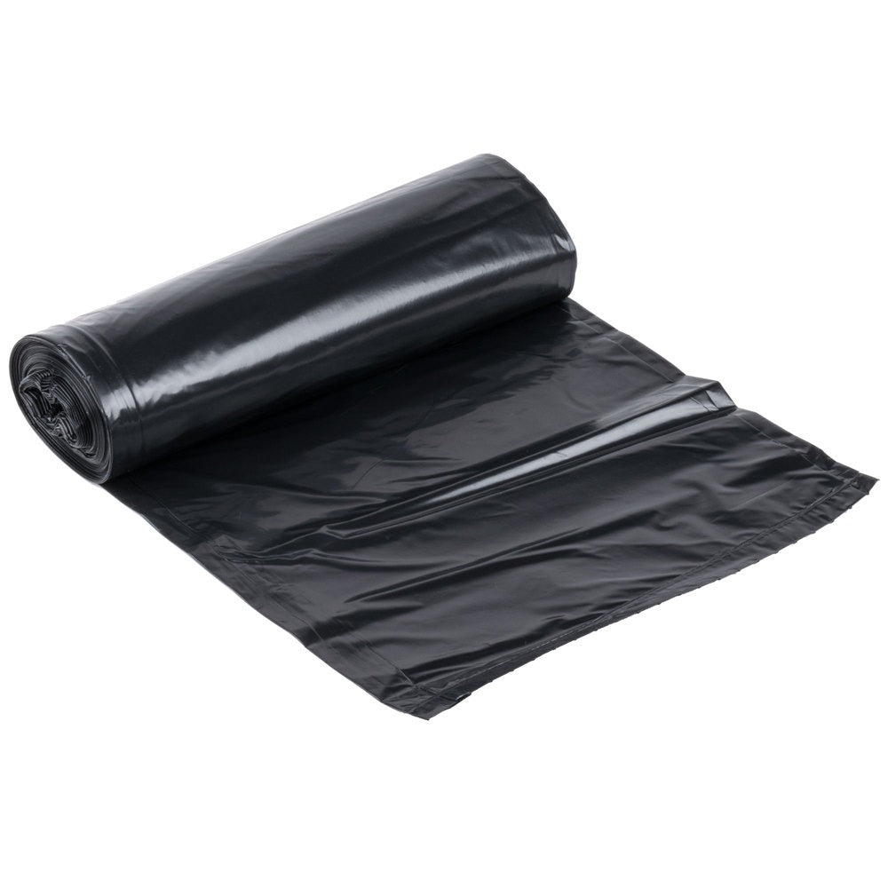 Commercial can liners — Black · LD · 38 x 60 · 1.5 mil · Case of 100