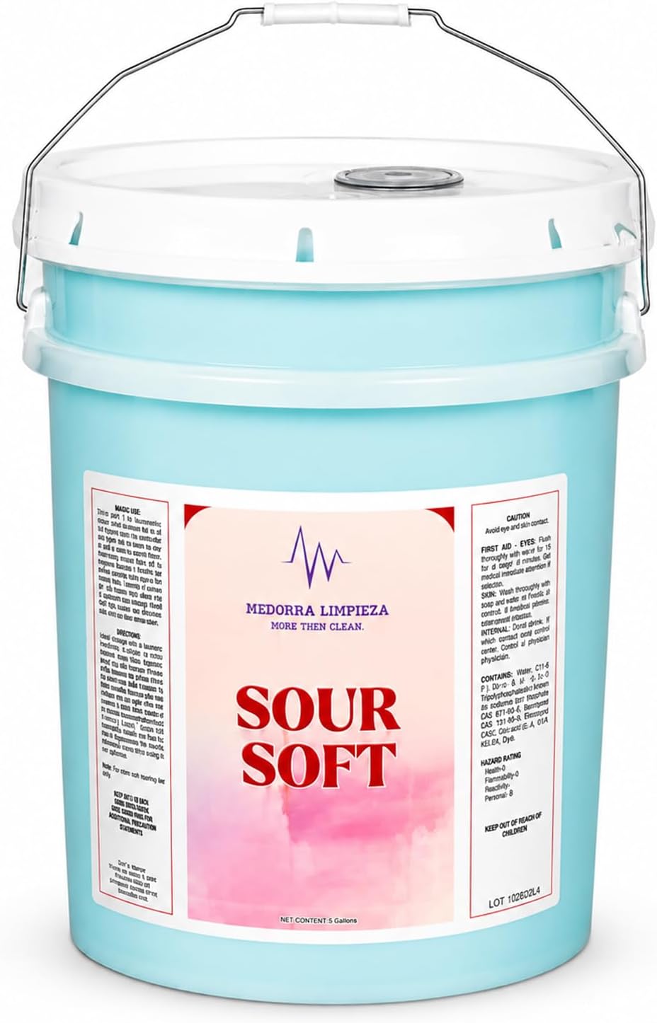 Laundry sour & softener — 5-gallon pail