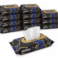 Pre-moistened adult wipes, scented — 8 × 12 inches · 12 packs of 50