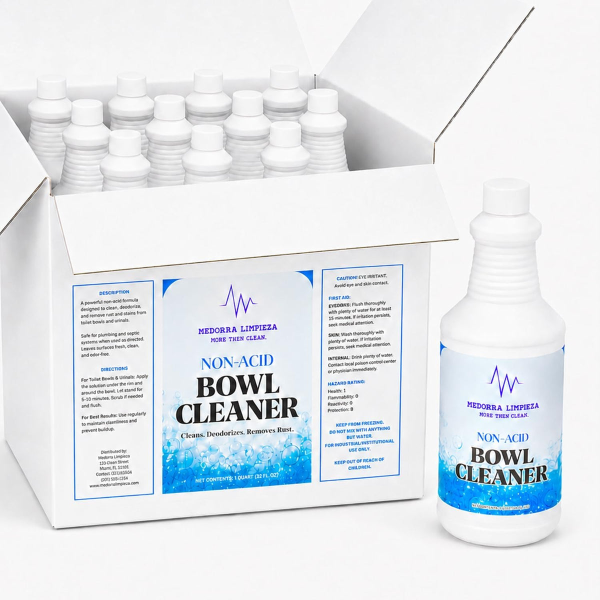 Non-acidic toilet bowl cleaner — 32 oz · Case of 12