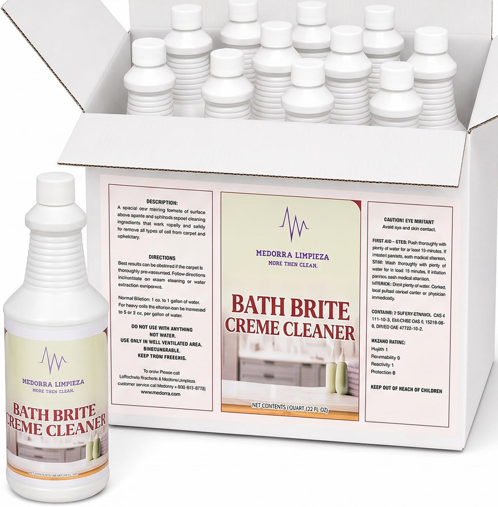 Bath Brite cream cleanser — 32 oz · Case of 12
