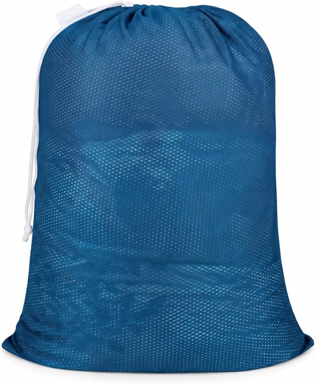 Mesh laundry bags with drawstring — Blue / 1 bag