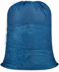 Mesh laundry bags with drawstring — Blue / 1 bag