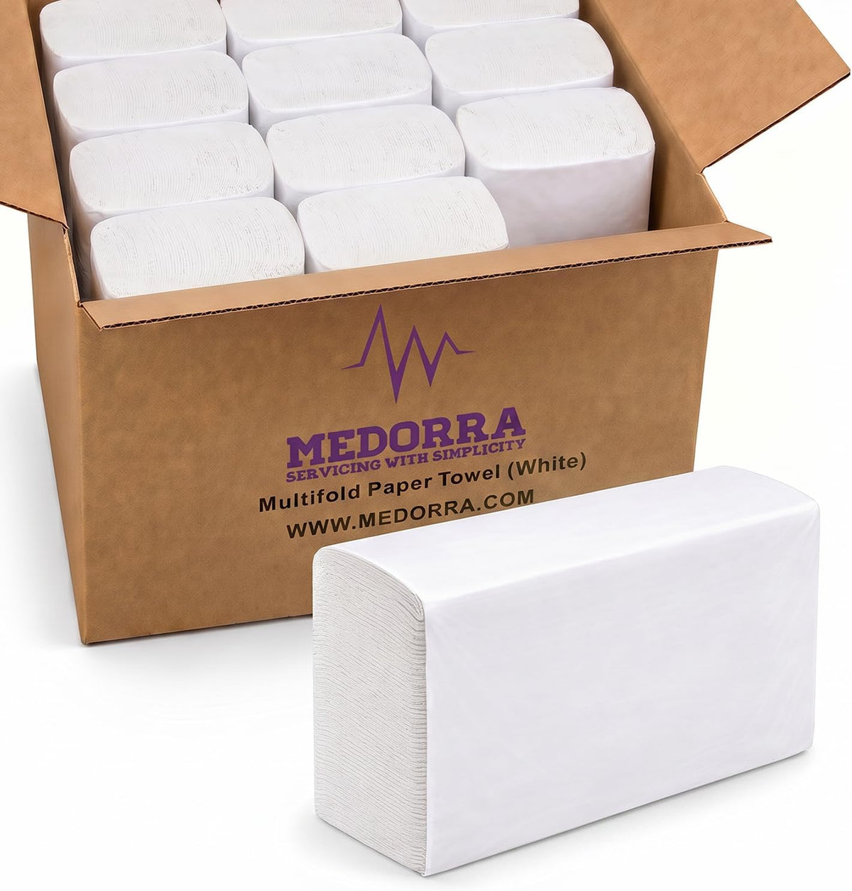 Multifold paper towels — White