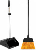 Long-handle broom & dustpan set — Broom and dustpan set