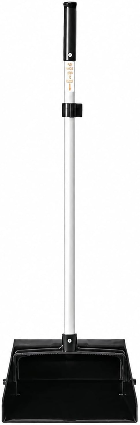 Long-handle serrated dustpan — 1 dustpan