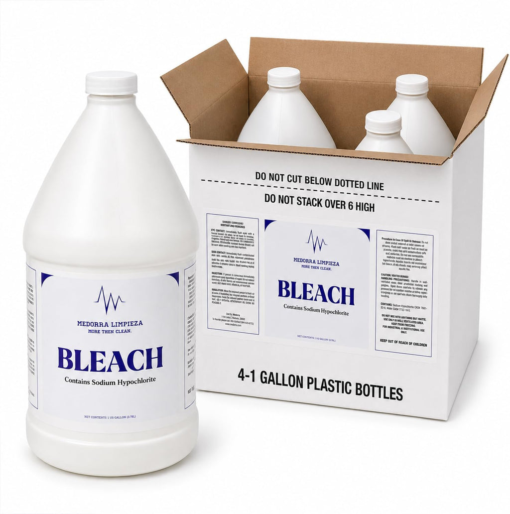 Liquid bleach — 1 gallon · Case of 4