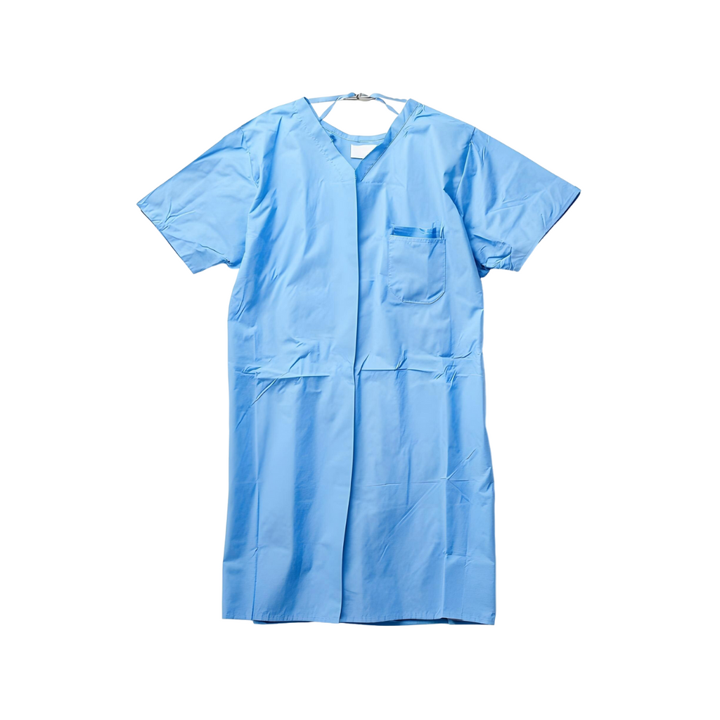 Twill Patient Gowns — Standard · 44 x 62 · Dozen (12)