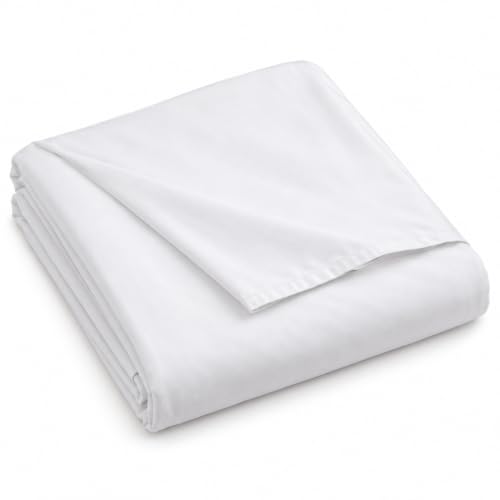 Representative MEDORRA white microfiber flat sheet; select size and pack quantity separately