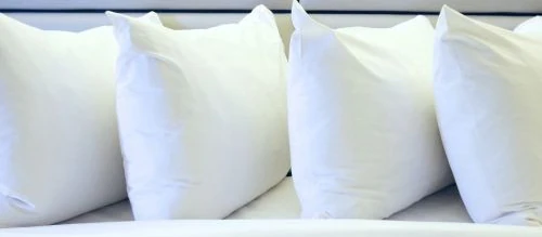 Staph Check Vinyl Pillows