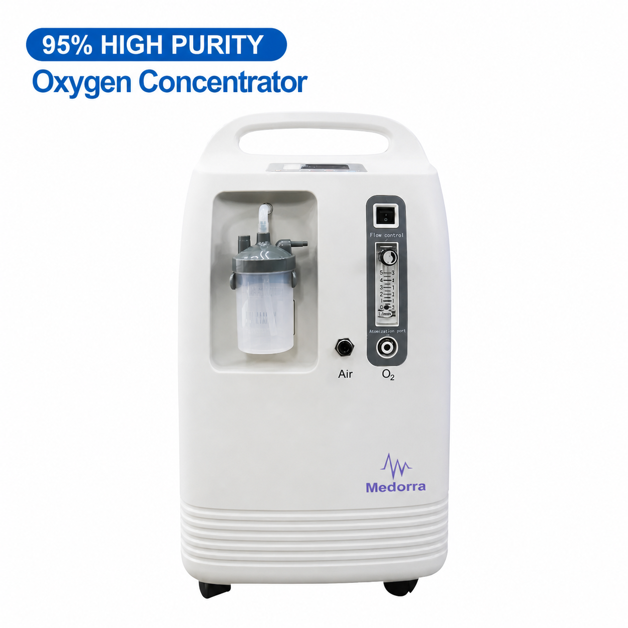 Medorra 8 LPM Oxygen Concentrator with Nebulizer Port